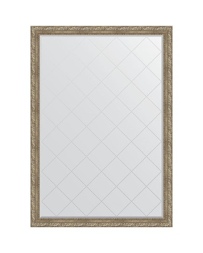 Зеркало Evoform Exclusive-G 185х130 BY 4487 с гравировкой в багетной раме - Виньетка античное серебро 85 мм