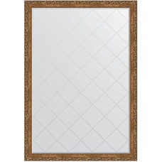 Зеркало Evoform Exclusive-G 185х130 BY 4486 с гравировкой в багетной раме - Виньетка бронзовая 85 мм