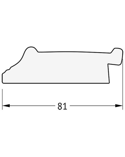 Зеркало Evoform Exclusive-G 87х65 BY 4096 с гравировкой в багетной раме - Черный ардеко 81 мм