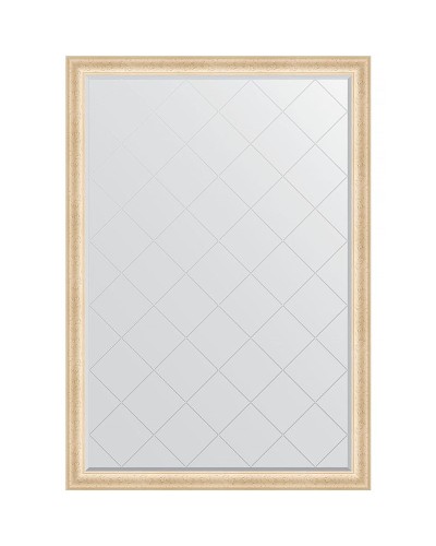 Зеркало Evoform Exclusive-G 185х130 BY 4484 с гравировкой в багетной раме - Старый гипс 82 мм