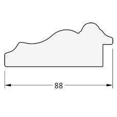 Зеркало Evoform Exclusive-G 89х66 BY 4105 с гравировкой в багетной раме - Римская бронза 88 мм
