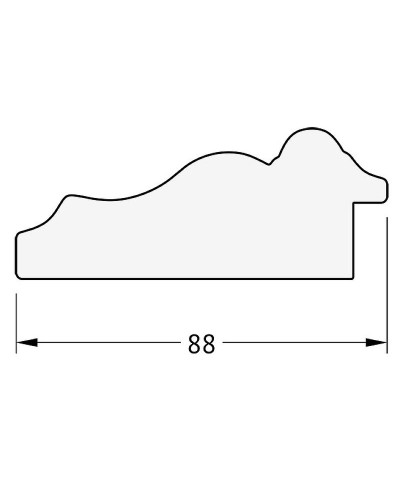 Зеркало Evoform Exclusive-G 89х66 BY 4105 с гравировкой в багетной раме - Римская бронза 88 мм