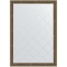 Зеркало Evoform Exclusive-G 189х134 BY 4508 с гравировкой в багетной раме - Вензель серебряный 101 мм