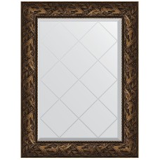 Зеркало Evoform Exclusive-G 91х69 BY 4115 с гравировкой в багетной раме - Византия бронза 99 мм