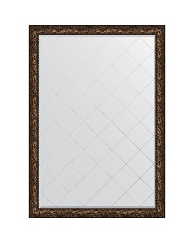 Зеркало Evoform Exclusive-G 188х134 BY 4502 с гравировкой в багетной раме - Византия бронза 99 мм