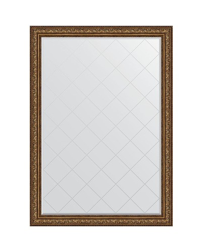 Зеркало Evoform Exclusive-G 190х135 BY 4513 с гравировкой в багетной раме - Виньетка состаренная бронза 109 мм