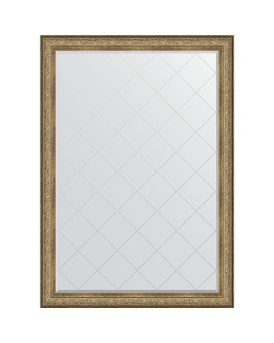 Зеркало Evoform Exclusive-G 190х135 BY 4511 с гравировкой в багетной раме - Виньетка античная бронза 109 мм