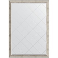 Зеркало Evoform Exclusive-G 186х131 BY 4491 с гравировкой в багетной раме - Римское серебро 88 мм