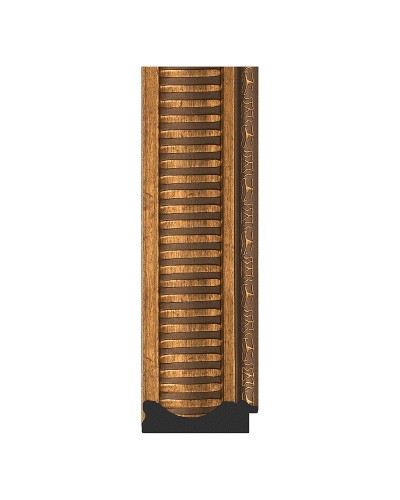 Зеркало Evoform Exclusive-G 87х87 BY 4326 с гравировкой в багетной раме - Бронзовый акведук 93 мм