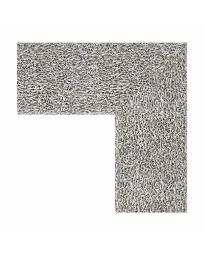 Зеркало Evoform Exclusive-G 86х86 BY 4324 с гравировкой в багетной раме - Чеканка серебряная 90 мм