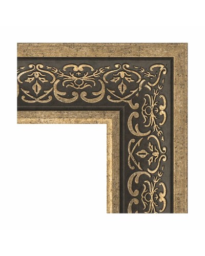 Зеркало Evoform Exclusive-G 89х89 BY 4336 с гравировкой в багетной раме - Вензель серебряный 101 мм