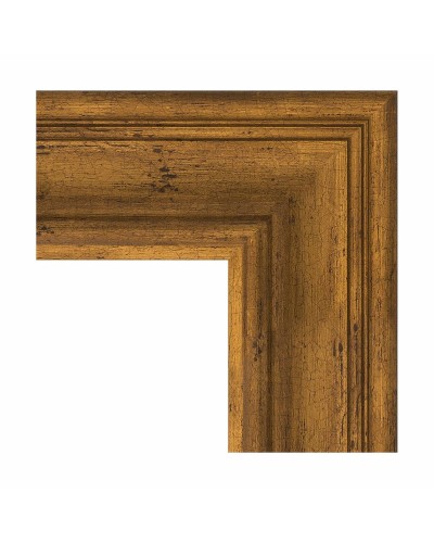 Зеркало Evoform Exclusive-G 89х89 BY 4333 с гравировкой в багетной раме - Травленая бронза 99 мм