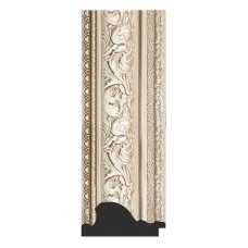 Зеркало Evoform Exclusive-G 90х90 BY 4340 с гравировкой в багетной раме - Виньетка серебро 109 мм