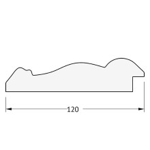 Зеркало Evoform Exclusive-G 92х92 BY 4344 с гравировкой в багетной раме - Состаренное дерево с орнаментом 120 мм