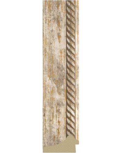 Зеркало Evoform Exclusive-G Floor 198х78 BY 6304 с гравировкой в багетной раме - Прованс с плетением 70 мм