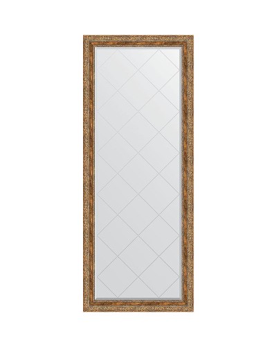 Зеркало Evoform Exclusive-G Floor 200х80 BY 6314 с гравировкой в багетной раме - Виньетка античная бронза 85 мм