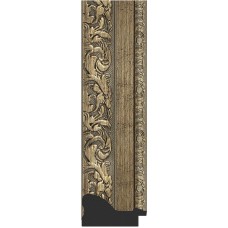 Зеркало Evoform Exclusive-G Floor 200х80 BY 6315 с гравировкой в багетной раме - Виньетка античная латунь 85 мм