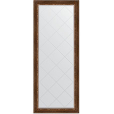 Зеркало Evoform Exclusive-G Floor 201х81 BY 6319 с гравировкой в багетной раме - Римская бронза 88 мм