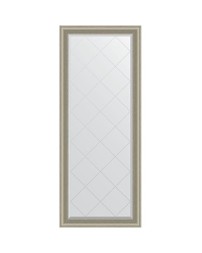 Зеркало Evoform Exclusive-G Floor 201х81 BY 6320 с гравировкой в багетной раме - Хамелеон 88 мм