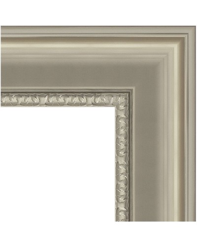 Зеркало Evoform Exclusive-G Floor 201х81 BY 6320 с гравировкой в багетной раме - Хамелеон 88 мм