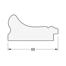 Зеркало Evoform Exclusive-G Floor 201х81 BY 6320 с гравировкой в багетной раме - Хамелеон 88 мм