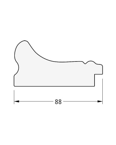 Зеркало Evoform Exclusive-G Floor 201х81 BY 6320 с гравировкой в багетной раме - Хамелеон 88 мм