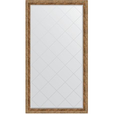 Зеркало Evoform Exclusive-G Floor 200х110 BY 6354 с гравировкой в багетной раме - Виньетка античная бронза 85 мм