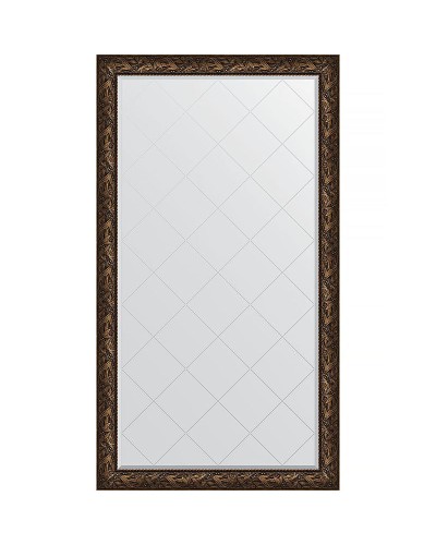 Зеркало Evoform Exclusive-G Floor 203х114 BY 6366 с гравировкой в багетной раме - Византия бронза 99 мм