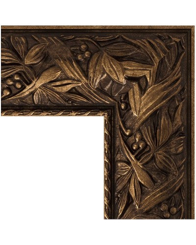 Зеркало Evoform Exclusive-G Floor 203х114 BY 6366 с гравировкой в багетной раме - Византия бронза 99 мм
