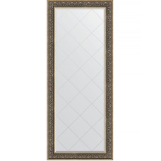 Зеркало Evoform Exclusive-G Floor 204х84 BY 6332 с гравировкой в багетной раме - Вензель серебряный 101 мм