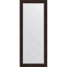 Зеркало Evoform Exclusive-G Floor 204х84 BY 6330 с гравировкой в багетной раме - Темный прованс 99 мм