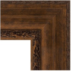 Зеркало Evoform Exclusive-G Floor 207х87 BY 6339 с гравировкой в багетной раме - Состаренная бронза с орнаментом 120 мм