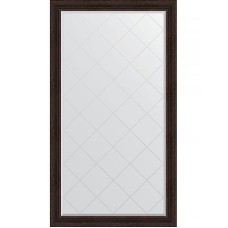 Зеркало Evoform Exclusive-G Floor 204х114 BY 6370 с гравировкой в багетной раме - Темный прованс 99 мм