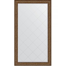 Зеркало Evoform Exclusive-G Floor 205х115 BY 6377 с гравировкой в багетной раме - Виньетка состаренная бронза 109 мм