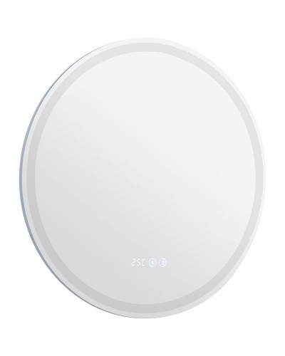 Зеркало Aquanet Оптима 60 304265 с подсветкой с сенсорным выключателем, часами и подогревом