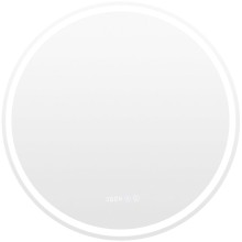 Зеркало Aquanet Оптима 70 304175 с подсветкой с сенсорным выключателем, часами и подогревом