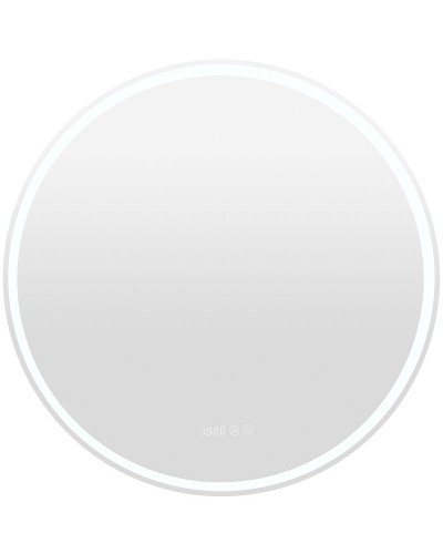 Зеркало Aquanet Оптима 80 304264 с подсветкой с сенсорным выключателем, часами и подогревом