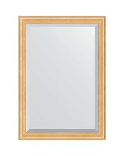 Зеркало Evoform Exclusive 101х71 BY 1193 с фацетом в багетной раме - Сосна 62 мм