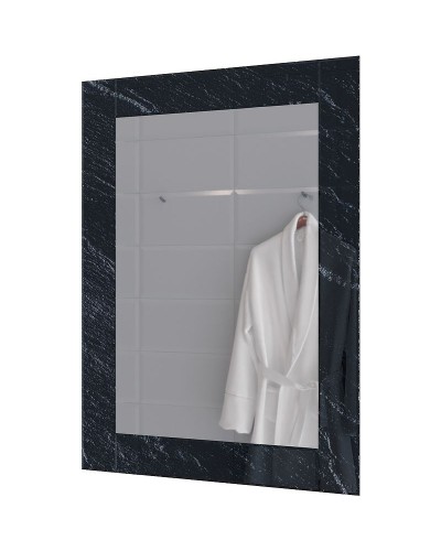 Зеркало Marka One Glass 60x80 У73246 с подсветкой Black stone