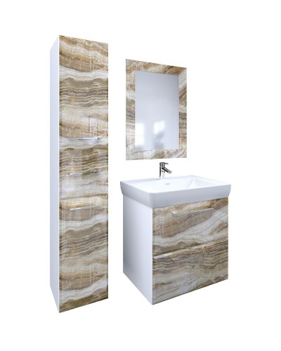 Зеркало Marka One Glass 60x80 У73243 с подсветкой Onyx