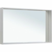 Зеркало Allen Brau Reality 120 1.32021.02 с подсветкой Серебро браш с сенсорным выключателем