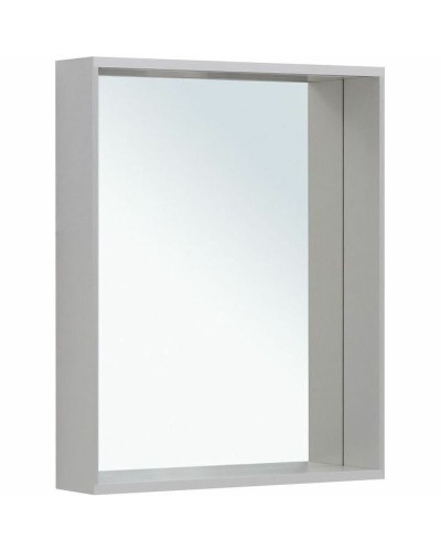 Зеркало Allen Brau Reality 60 1.32016.02 с подсветкой Серебро браш с сенсорным выключателем