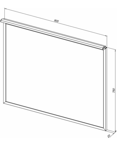 Зеркало Allen Brau Priority 90 1.31016.60 с подсветкой Медь браш