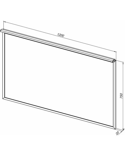 Зеркало Allen Brau Priority 120 1.31018.03 с подсветкой Латунь браш