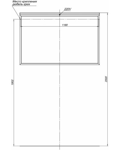 Зеркало Allen Brau Priority 120 1.31018.60 с подсветкой Медь браш
