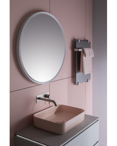 Зеркало Allen Brau Infinity 80 1.21017.WT с подсветкой Белое с сенсорным выключателем