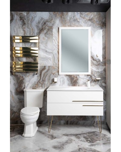 Зеркало Boheme Armadi Art Dolce 70 567-WW с подсветкой Белое