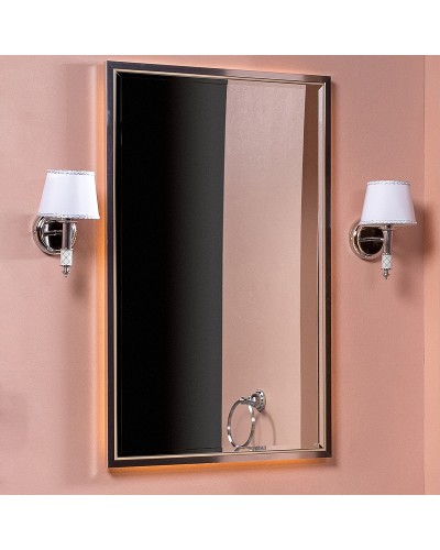 Зеркало Boheme Armadi Art Monaco 70 566-CPCR с подсветкой Капучино глянец Хром