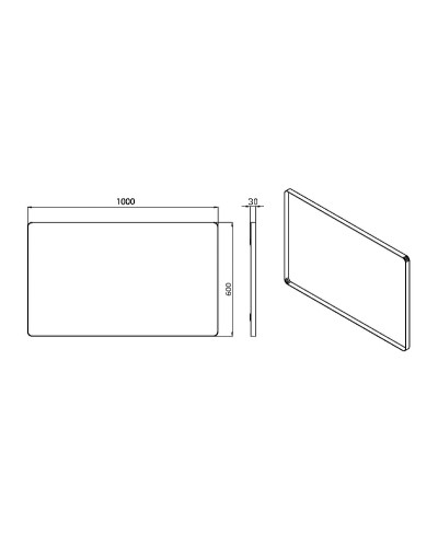 Зеркало Boheme Armadi Art Vallessi 100 543 с подсветкой с сенсорным выключателем