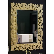 Зеркало Boheme Armadi Art Caprice 80 553 с подсветкой Поталь золото